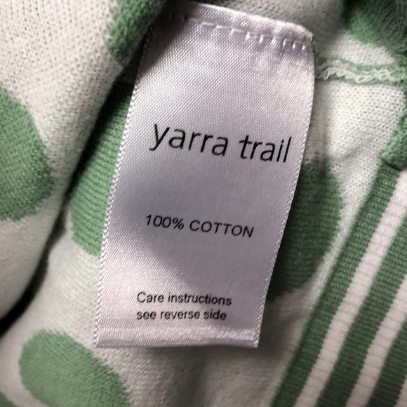 Yarra Trail Polka Dit Cardigan Size Petite Small - Picture 7 of 9
